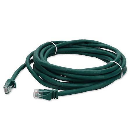 Add-On 15FT RJ-45 MALE TO RJ-45 MALE STRAIGHT GREEN CAT6A UTP PVC COPPER PATC ADD-15FCAT6A-GN